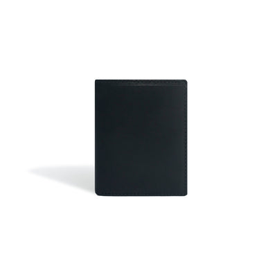 Minimalist Wallet Black Leather 