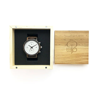 Wooden Watch Box Gift - The Tsusiat Minimalist Wood Watch Packaging